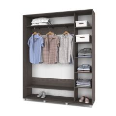 РОЛАНД Шкаф-купе Анкор темный (450*1800) Р481 в Ноябрьске - noyabrsk.mebel24.online | фото 2
