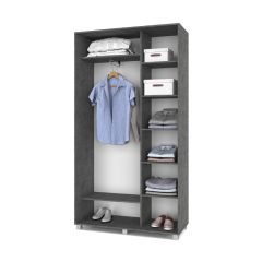 РОЛАНД Шкаф-купе Камень темный (450*1200) Р421 в Ноябрьске - noyabrsk.mebel24.online | фото 2