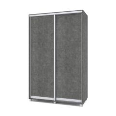 РОЛАНД Шкаф-купе Камень темный (450*1400) Р441 в Ноябрьске - noyabrsk.mebel24.online | фото 2