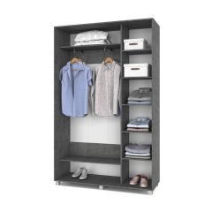 РОЛАНД Шкаф-купе Камень темный (450*1400) Р441 в Ноябрьске - noyabrsk.mebel24.online | фото 3