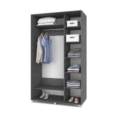 РОЛАНД Шкаф-купе Камень темный (600*1300) Р631 в Ноябрьске - noyabrsk.mebel24.online | фото 2
