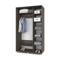 РОЛАНД Шкаф-купе с зеркалами Анкор темный (600*1400) Р643 в Ноябрьске - noyabrsk.mebel24.online | фото 2