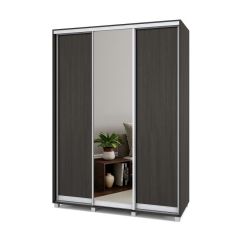 РОЛАНД Шкаф-купе с зеркалом Венге (450*1600) Р462 в Ноябрьске - noyabrsk.mebel24.online | фото 2
