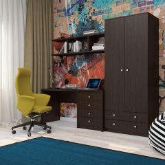 Шкаф Нина (М6) Венге в Ноябрьске - noyabrsk.mebel24.online | фото