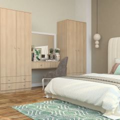 Шкаф Нина (М6) Ясень шимо светлый в Ноябрьске - noyabrsk.mebel24.online | фото