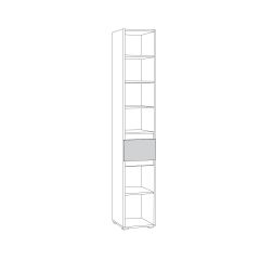 Шкаф с ящиком 13.202 Сидней в Ноябрьске - noyabrsk.mebel24.online | фото 2