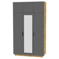 Шкаф с зеркалом "Аврора (H21_M)" в Ноябрьске - noyabrsk.mebel24.online | фото 19