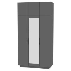 Шкаф с зеркалом "Аврора (H23_M)" в Ноябрьске - noyabrsk.mebel24.online | фото 20
