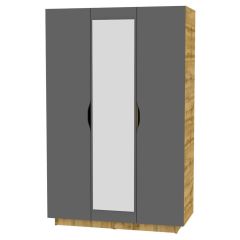 Шкаф с зеркалом "Аврора (H24_M)" в Ноябрьске - noyabrsk.mebel24.online | фото 2
