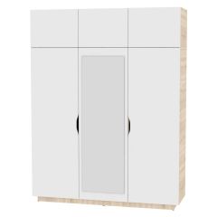 Шкаф с зеркалом "Аврора (H29_M)" в Ноябрьске - noyabrsk.mebel24.online | фото 3
