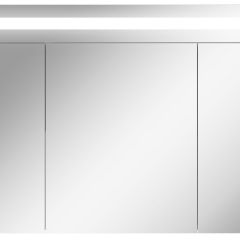 Шкаф-зеркало Аврора 100 с подсветкой LED Домино (DV8012HZ) в Ноябрьске - noyabrsk.mebel24.online | фото 1