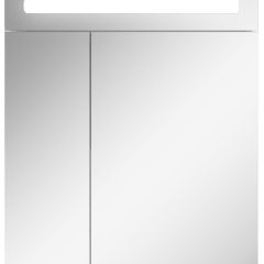 Шкаф-зеркало Аврора 60 с подсветкой LED Домино (DV8005HZ) в Ноябрьске - noyabrsk.mebel24.online | фото 4