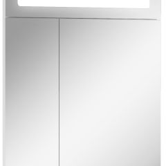Шкаф-зеркало Аврора 60 с подсветкой LED Домино (DV8005HZ) в Ноябрьске - noyabrsk.mebel24.online | фото