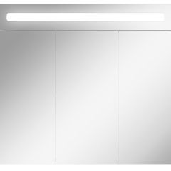 Шкаф-зеркало Аврора 80 с подсветкой LED Домино (DV8009HZ) в Ноябрьске - noyabrsk.mebel24.online | фото 4