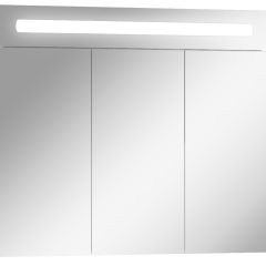 Шкаф-зеркало Аврора 80 с подсветкой LED Домино (DV8009HZ) в Ноябрьске - noyabrsk.mebel24.online | фото