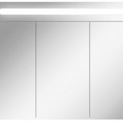 Шкаф-зеркало Аврора 85 с подсветкой LED Домино (DV8010HZ) в Ноябрьске - noyabrsk.mebel24.online | фото 4