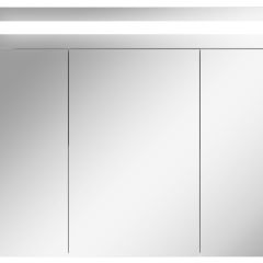 Шкаф-зеркало Аврора 90 с подсветкой LED Домино (DV8011HZ) в Ноябрьске - noyabrsk.mebel24.online | фото 4