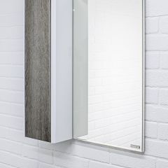 Шкаф-зеркало Uno 60 Дуб серый левый/правый Домино (DU1503HZ) в Ноябрьске - noyabrsk.mebel24.online | фото 8