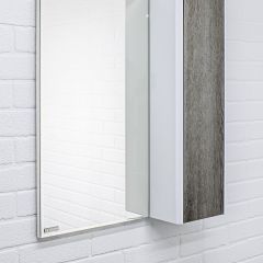 Шкаф-зеркало Uno 60 Дуб серый левый/правый Домино (DU1503HZ) в Ноябрьске - noyabrsk.mebel24.online | фото 9