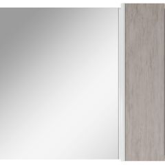 Шкаф-зеркало Uno 80 Дуб серый левый/правый Домино (DU1504HZ) в Ноябрьске - noyabrsk.mebel24.online | фото 5