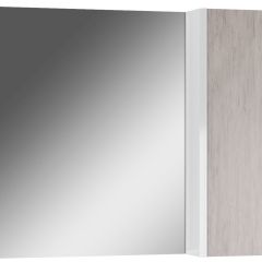 Шкаф-зеркало Uno 80 Дуб серый левый/правый Домино (DU1504HZ) в Ноябрьске - noyabrsk.mebel24.online | фото 1