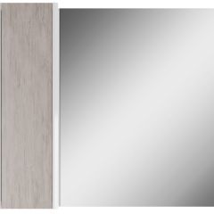 Шкаф-зеркало Uno 80 Дуб серый левый/правый Домино (DU1504HZ) в Ноябрьске - noyabrsk.mebel24.online | фото 2
