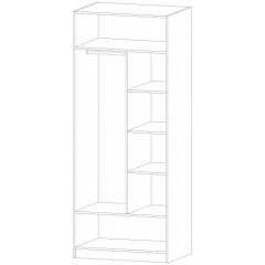 ДИАНА Шкаф 2-х створчатый в Ноябрьске - noyabrsk.mebel24.online | фото 2
