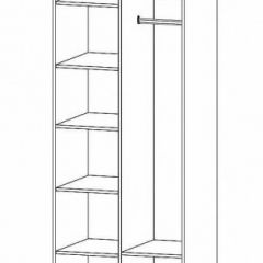 ГАММА Спальный гарнитур (модульный) дуб вотан в Ноябрьске - noyabrsk.mebel24.online | фото 10