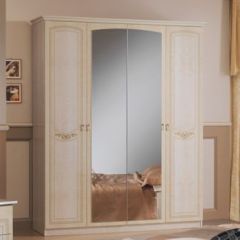 Спальня Ирина (комплект 4 дв.) беж в Ноябрьске - noyabrsk.mebel24.online | фото 2