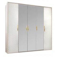 Спальня Lara 5-ти ств (белый глянец) в Ноябрьске - noyabrsk.mebel24.online | фото 2