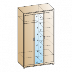 Спальня Мелисса композиция 3 (Акация Молдау) в Ноябрьске - noyabrsk.mebel24.online | фото 4