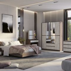 Спальня Милана (модульная) в Ноябрьске - noyabrsk.mebel24.online | фото