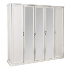 Спальня Мишель 5-ти ств (белый матовый/экокожа) в Ноябрьске - noyabrsk.mebel24.online | фото 2