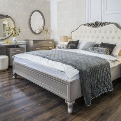 Спальня модульная Мокко (серый камень) в Ноябрьске - noyabrsk.mebel24.online | фото 5