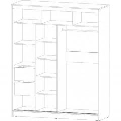 ВЕРОНА Шкаф-купе 1800 (ясень шимо комб.) в Ноябрьске - noyabrsk.mebel24.online | фото 2