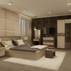 Спальный гарнитур Николь (модульный) в Ноябрьске - noyabrsk.mebel24.online | фото