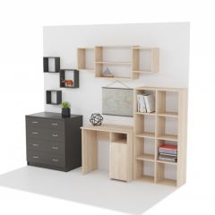 Стеллаж 8 секций (дуб сонома) в Ноябрьске - noyabrsk.mebel24.online | фото 5