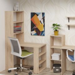 Стеллаж Элемент-1 (дуб сонома) в Ноябрьске - noyabrsk.mebel24.online | фото 5