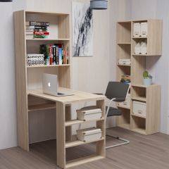 Стеллаж Элемент-1 (дуб сонома) в Ноябрьске - noyabrsk.mebel24.online | фото 6