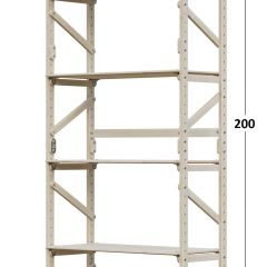 Стеллаж Конструктор Арт.СR2000-1 в Ноябрьске - noyabrsk.mebel24.online | фото 2
