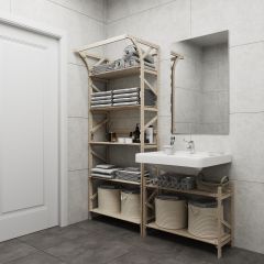 Стеллаж Конструктор Арт.СR2000-1 в Ноябрьске - noyabrsk.mebel24.online | фото 4