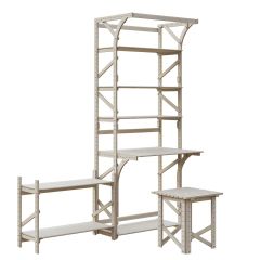 Стеллаж+стол Конструктор Арт.СRСт1-1 в Ноябрьске - noyabrsk.mebel24.online | фото 3