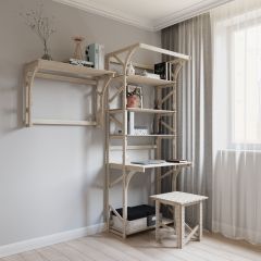Стеллаж+стол Конструктор Арт.СRСт1-1 в Ноябрьске - noyabrsk.mebel24.online | фото 6