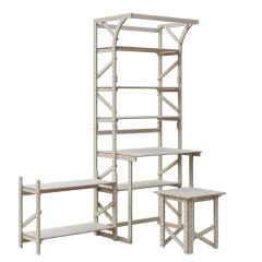 Стеллаж+стол со стойкой Конструктор Арт.СRСт2-1 в Ноябрьске - noyabrsk.mebel24.online | фото 3