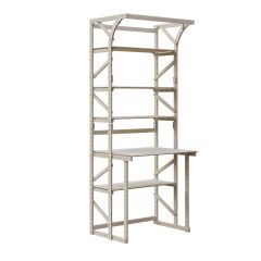 Стеллаж+стол со стойкой Конструктор Арт.СRСт2-1 в Ноябрьске - noyabrsk.mebel24.online | фото