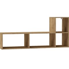 Стеллаж универсальный (ЛДСП дуб крафт золотой) в Ноябрьске - noyabrsk.mebel24.online | фото