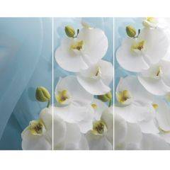 Стол Бостон-3 (Белая Орхидея) 1100/1420*700, опора Брифинг в Ноябрьске - noyabrsk.mebel24.online | фото 2