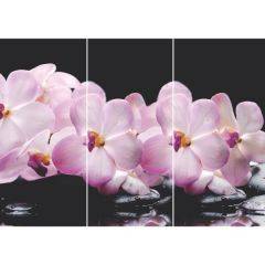 Стол Бостон-3 (Розовая Орхидея) 1100/1420*700, опора Брифинг в Ноябрьске - noyabrsk.mebel24.online | фото 2
