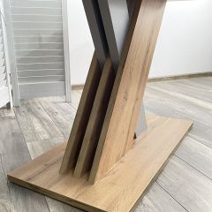 Стол EXEL 140 Дуб Вотан/ Алюминий М-City в Ноябрьске - noyabrsk.mebel24.online | фото 2