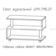 Стол журнальный №23 в Ноябрьске - noyabrsk.mebel24.online | фото 4